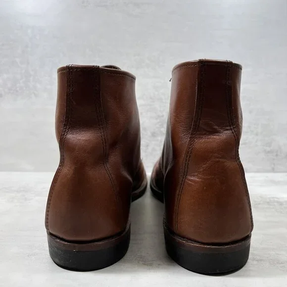 Red Wing Sheldon 9073 Teak Featherstone Made in USA Boots - Men's Size 11.5 D